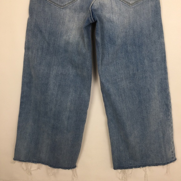 Women’s Wide Leg Jeans High Waisted Cropped Size 3 Junior Arizona Jean Co. - Picture 9 of 10